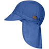 MELTON Delft Blue Poplin cap - neck shade