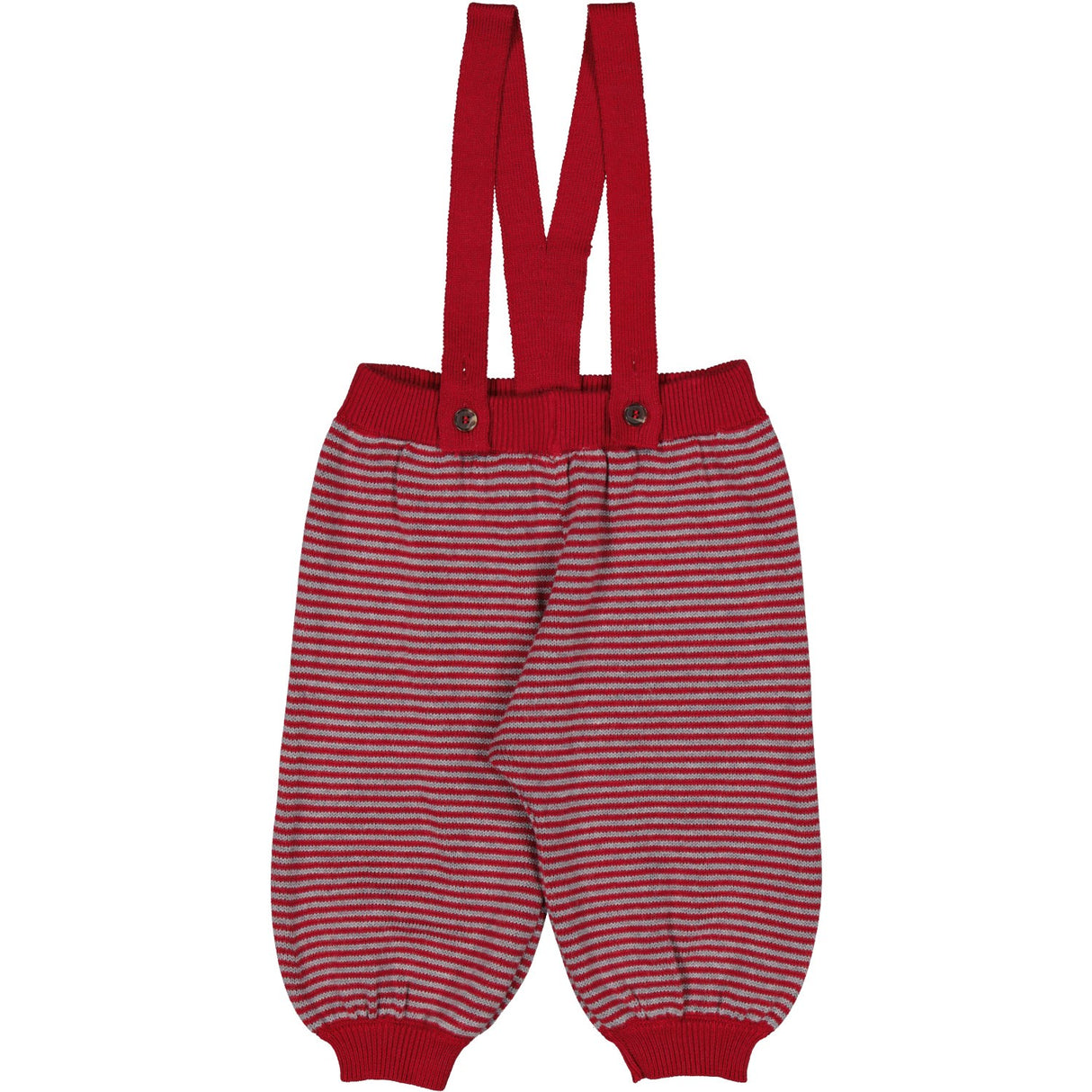 MarMar Cotton Rayon Knit Stripe Hibiscus Red Stripe Perrin Pants