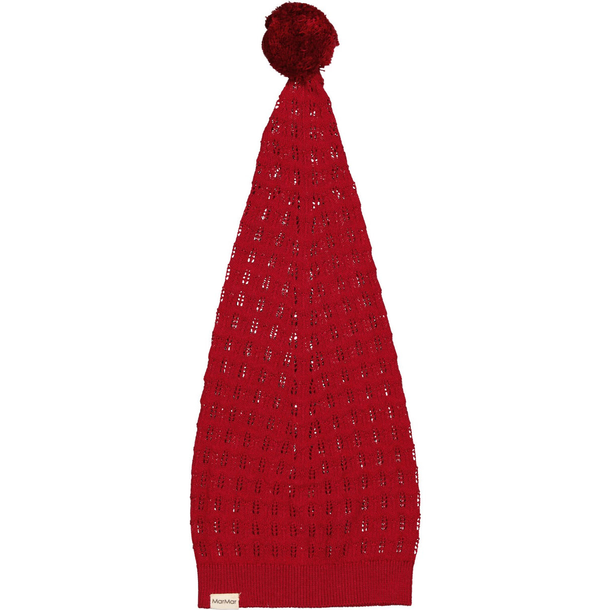 MarMar Cotton Rayon Knit Lace Hibiscus Red Alfen Christmas Hat