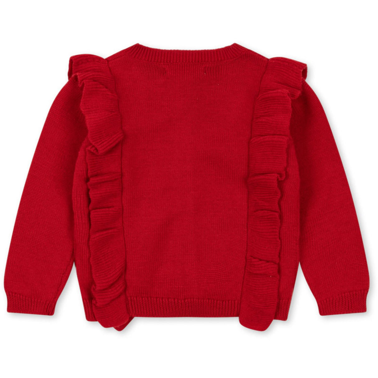 Konges Sløjd Barbados Cherry Fiol Frill Cardigan