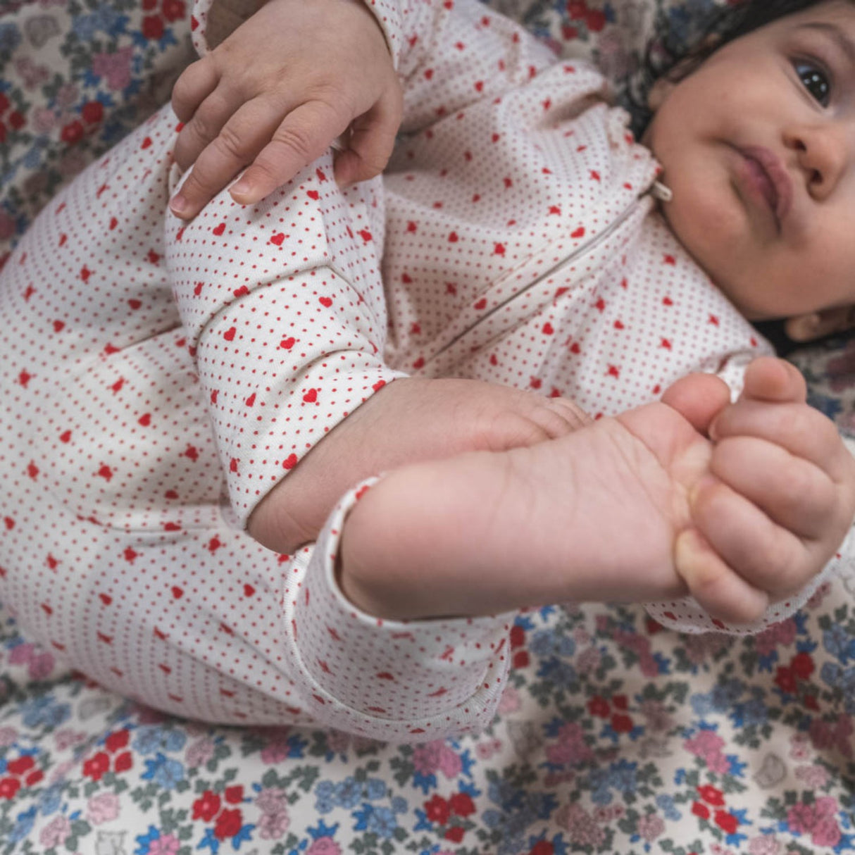 That's Mine Lots Of Love Red Elliotte Onesie