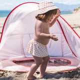 That's Mine Lots Of Love Red Sally Swim Shorts