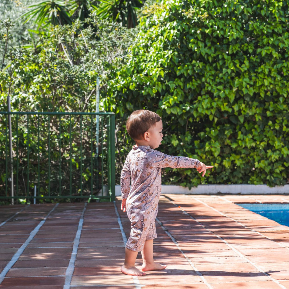 That's Mine Jungle Friends Sune Swim Onesie