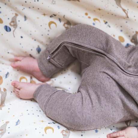 That's Mine Brown Melange Cathie Onesie