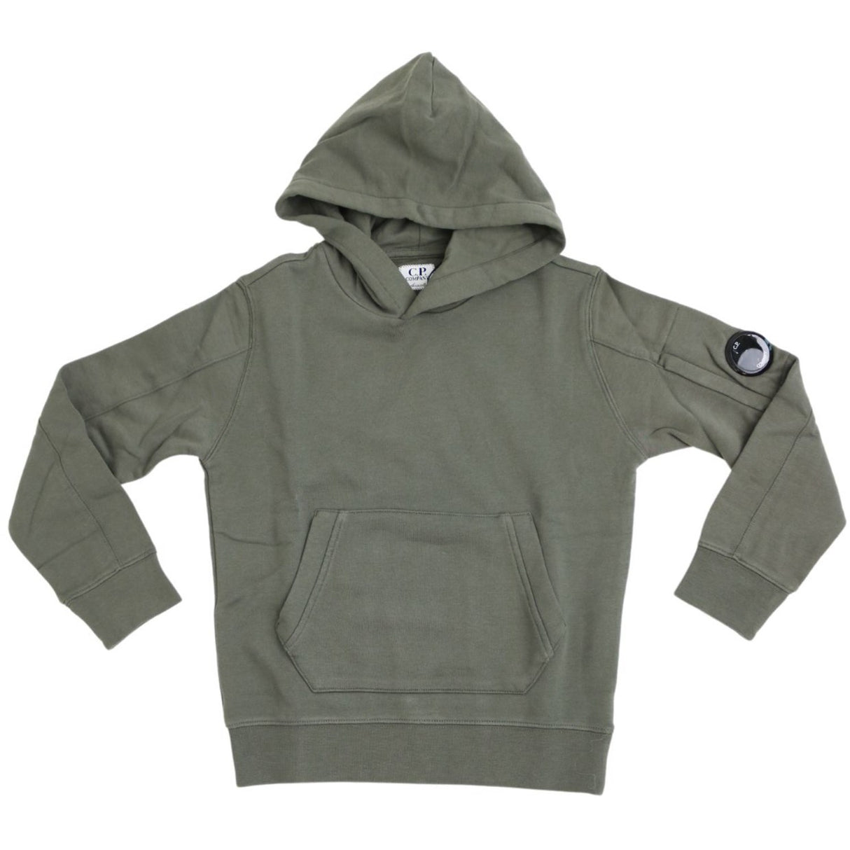 C.P. Company Grape Leaf Green Sweatshirt W/Hood