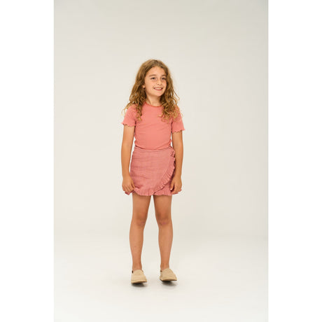 The New Old Rose Lotus Rib T-Shirt