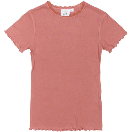 The New Old Rose Lotus Rib T-Shirt