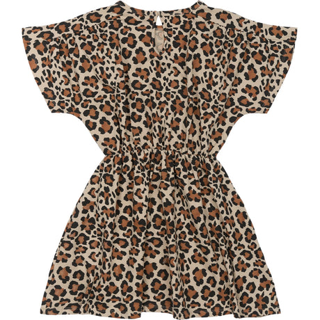 The New Feather Gray AOP Orella Dress