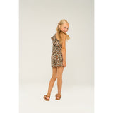 The New Feather Gray AOP Orella Shorts