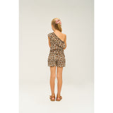 The New Feather Gray AOP Orella Shorts