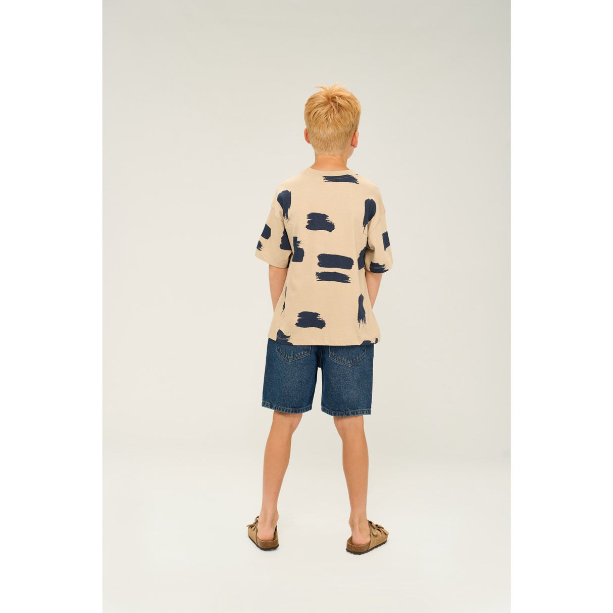 The New Medium Blue Denim Re:turn Loose Fit Shorts