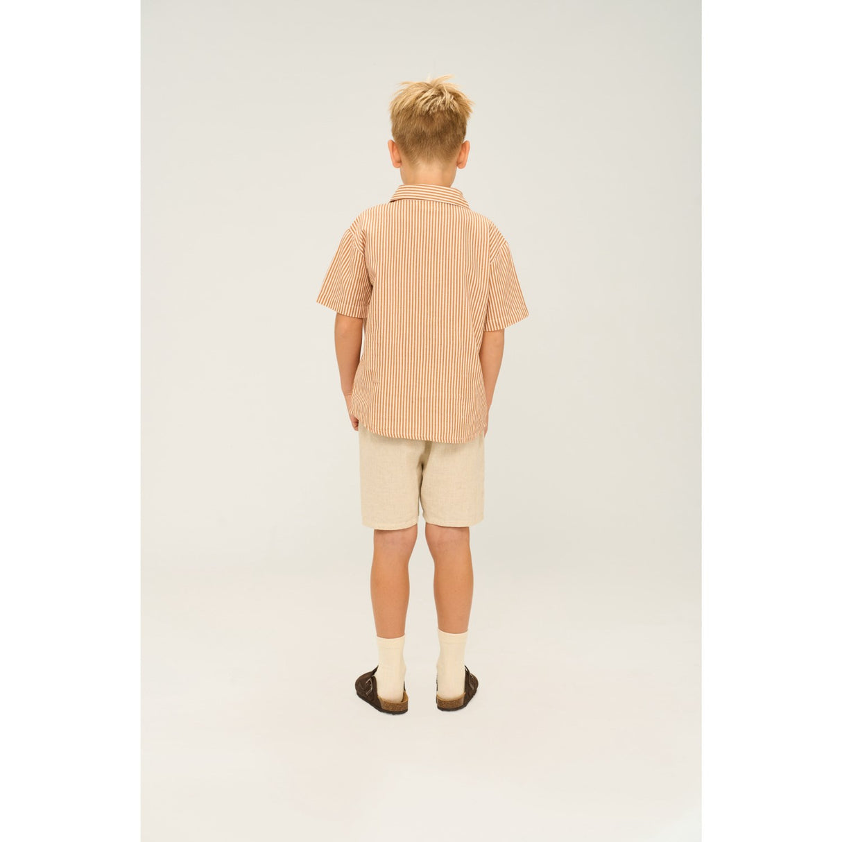 The New Indian Tan Striped Ollie Shirt