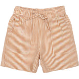 The New Indian Tan Striped Ollie Shorts