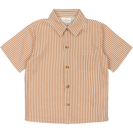 THE NEW Siblings Indian Tan Striped Opal Shirt