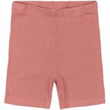 THE NEW Siblings Old Rose Krista Tight Rib Shorts