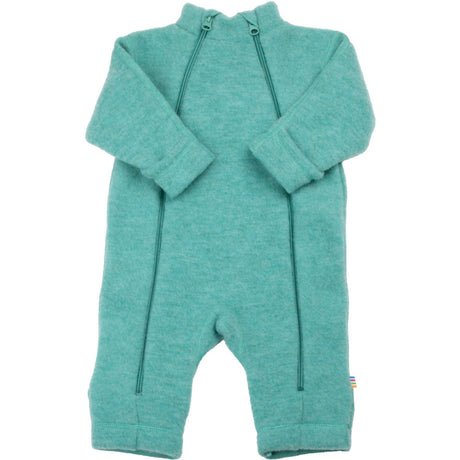 Joha Wool Green Jumpsuit 2in1