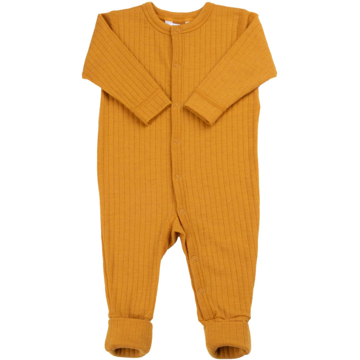 Joha Wool Yellow Nightsuit 2in1 Foot Basic