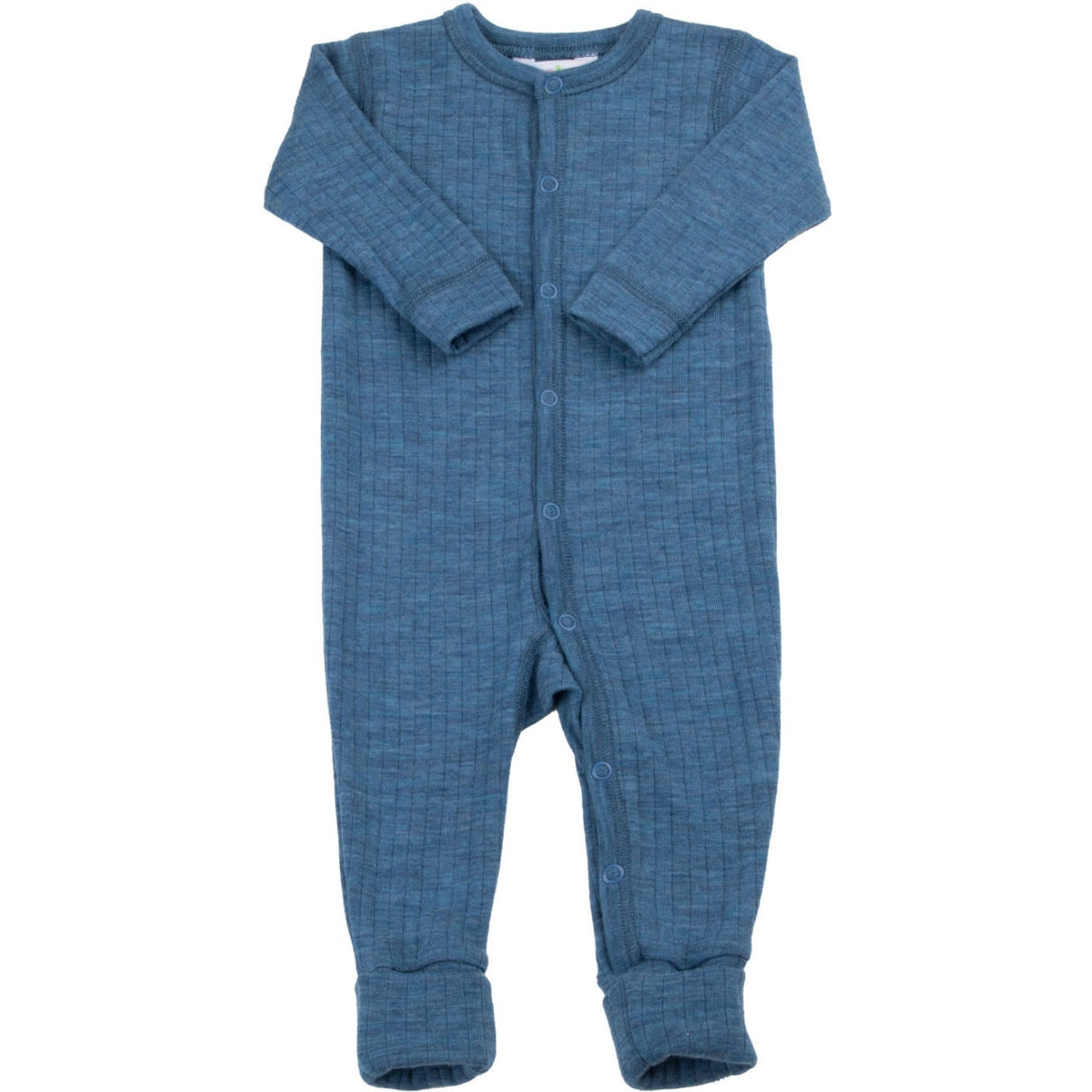 Joha Wool Blue Nightsuit 2in1 Foot Basic