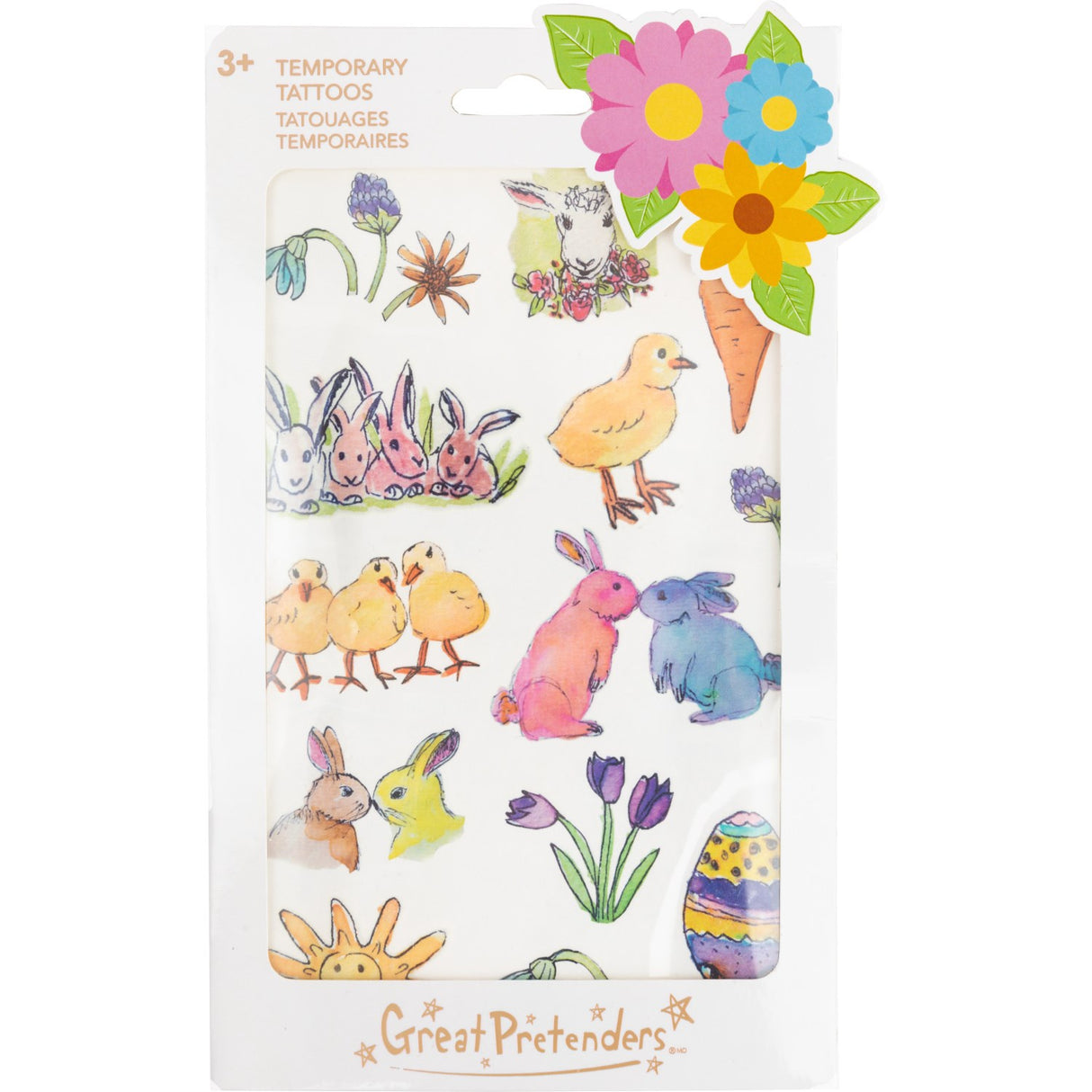 Great Pretenders Spring Flowers Tattoos