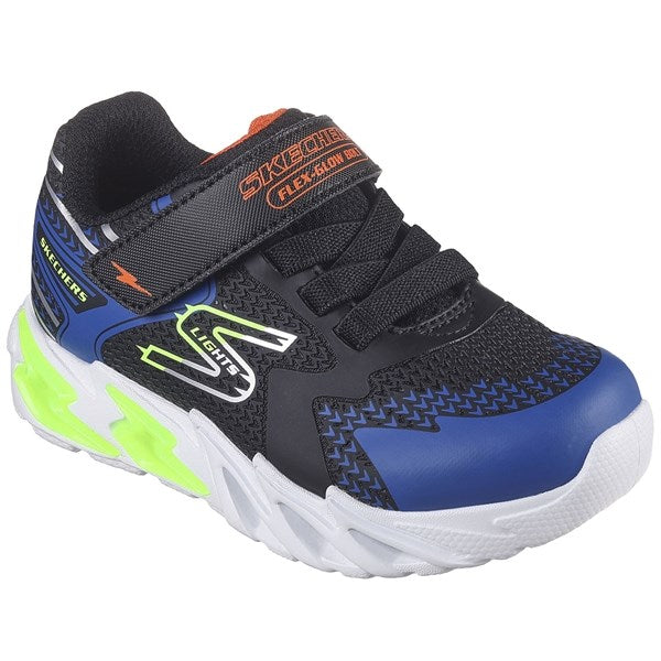 Skechers Flex Glow Bolt Sneakers Black Blue