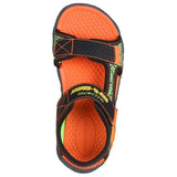 Skechers Creature Splash River Sandal Black Orange 4