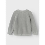 Lil'Atelier Limestone Emlen Lin Knit Cardigan Noos