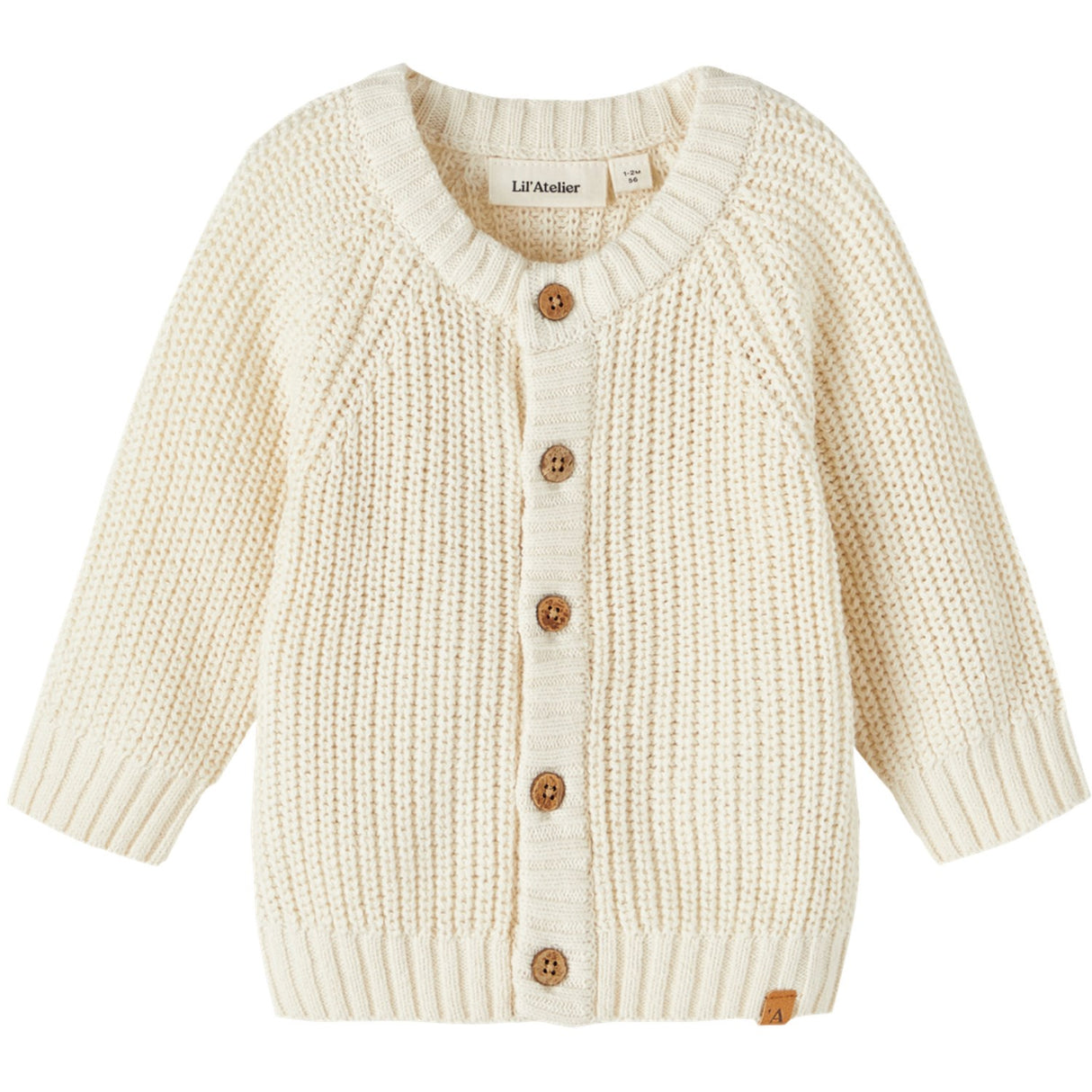 Lil'Atelier Turtledove Emlen Knit Cardigan Noos