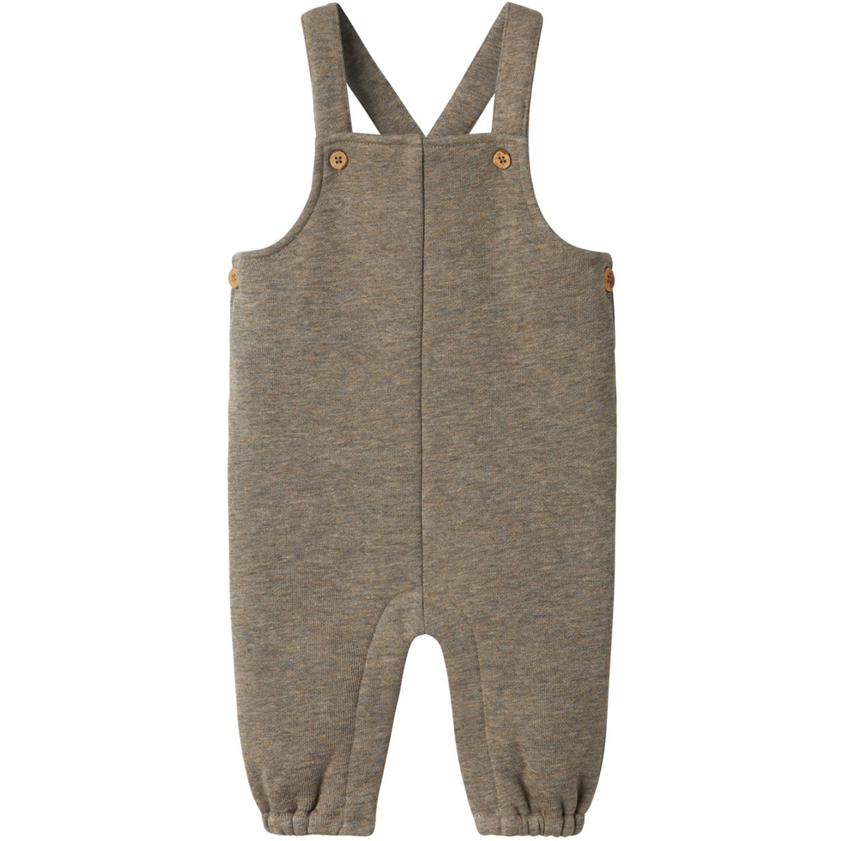 Lil'Atelier Silent Storm Melange Tabby Overalls