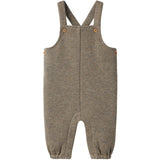 Lil'Atelier Silent Storm Melange Tabby Overalls