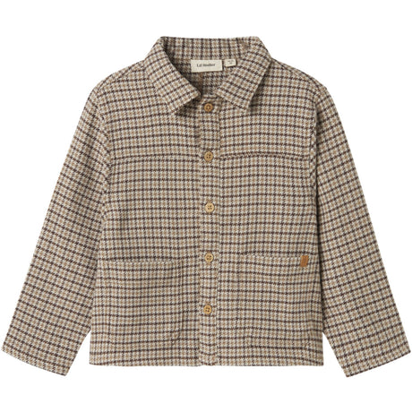 Lil'Atelier Petrified Oak Tevin Regular Shirt Jacket