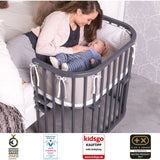 babybay® Grey Varnished Original Co-Sleeper