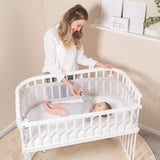 babybay ® White Varnished Guardrail