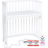 babybay ® White Varnished Boxspring Co-Sleeper