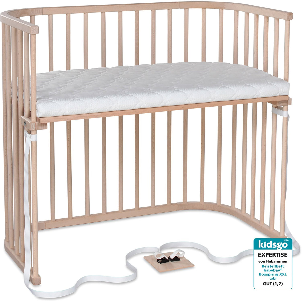 babybay® Natural Untreated Boxspring Xxl Co-Sleeper