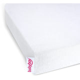 babybay® White Jersey Cover Deluxe Sheet 2-Pack Maxi, Midi, Boxspring, Comfort And Comfort Plus