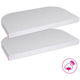 babybay® Soft Grey Jersey Cover Deluxe Sheet 2-Pack Boxspring Xxl