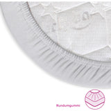 babybay® Soft Grey Jersey Cover Deluxe Sheet 2-Pack Boxspring Xxl