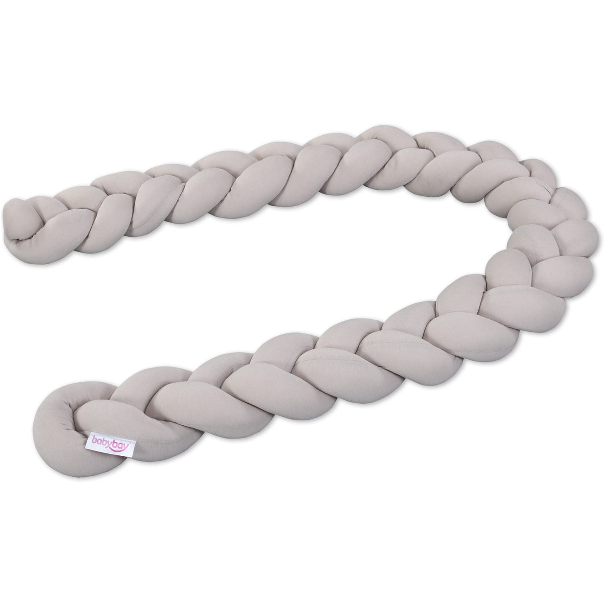 babybay ® Beige Nest Snake Jersey Braided 200 Cm