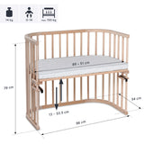 babybay® Natural Untreated Maxi Co-Sleeper