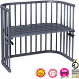 babybay® Grey Varnished Maxi Co-Sleeper