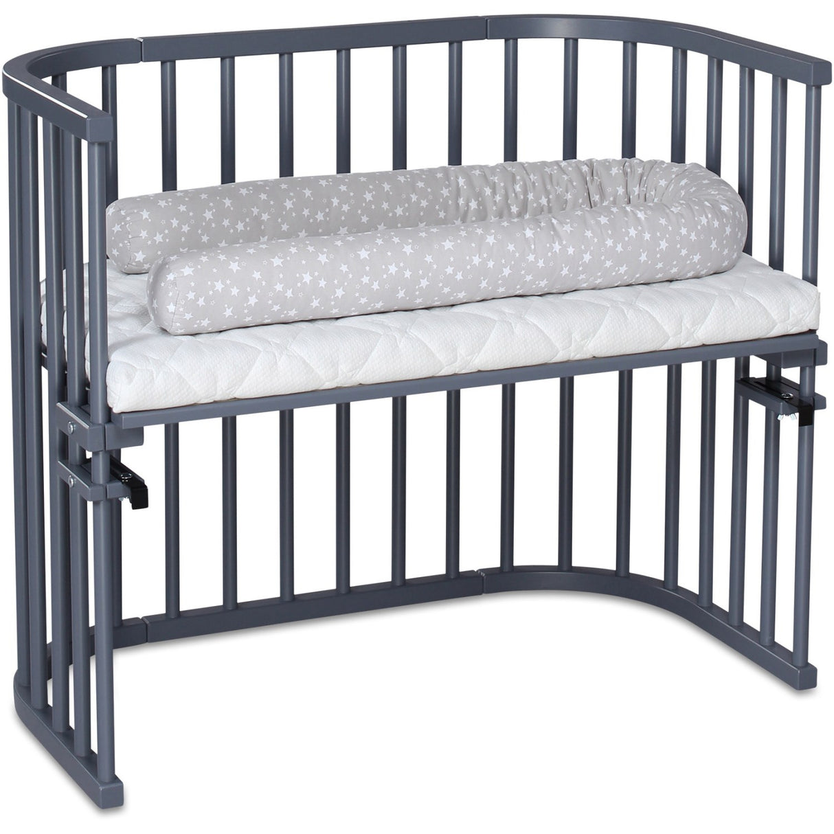 babybay® Grey Varnished Maxi Co-Sleeper