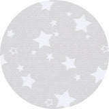 babybay ® Pearlgrey White Stars Bed Bumper Pique