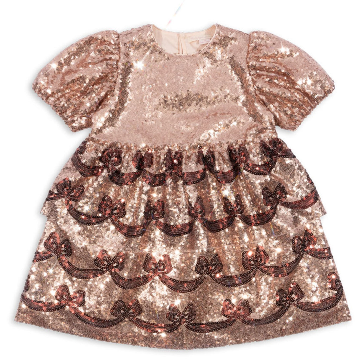 Konges Sløjd Gold Blush Starla Bow Wow Dress