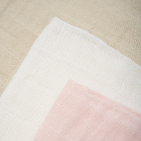 Pippi Veiled Rose Organic Cloth Muslin 3-pack