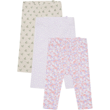 Hust & Claire Wheat Melange Liva Leggings 3-pack