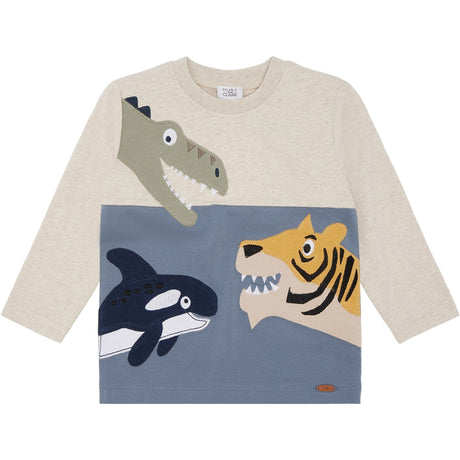 Hust & Claire Wheat Melange Anton Blouse