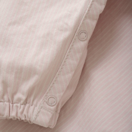 Minymo Pink Dogwood Overall Twill