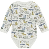 Minymo Marshmallow White Body AOP