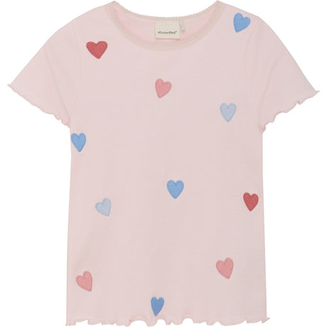 Minymo Pink Dogwood T-Shirt Rib