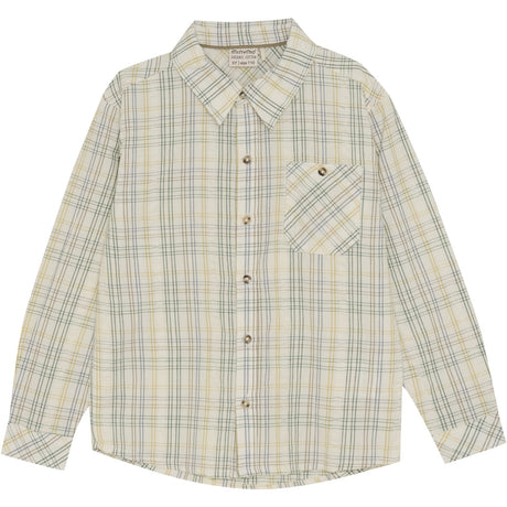 Minymo Marshmallow White Shirt Check